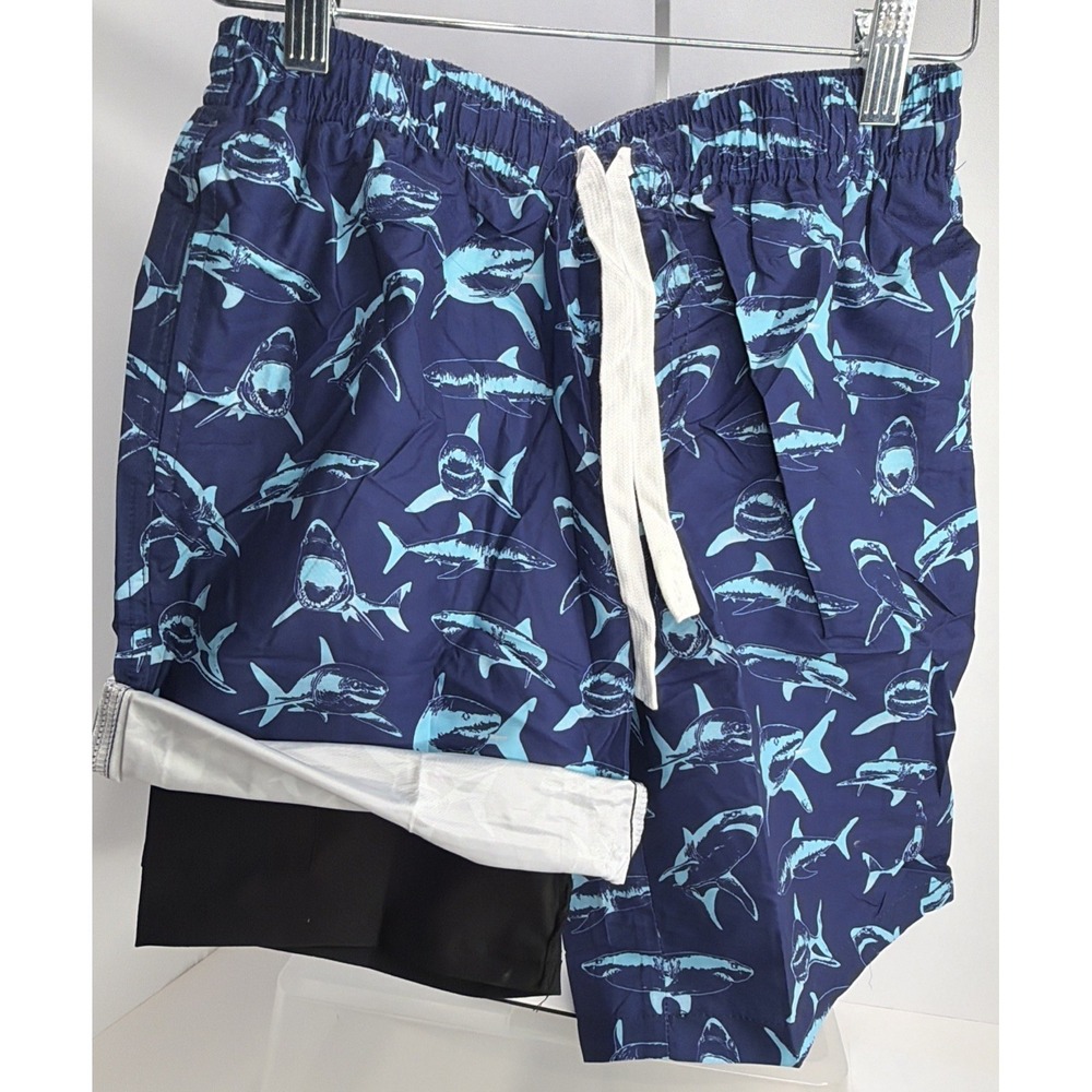 Boys Swim Trunks with Compression Liner Big Boys Quick Dry  Size 14  NEW - Picture 5 of 9